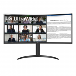 LG WR55QC UltraWide, 34'', QHD, LED VA, 100 Hz, USB-C, n&otilde;gus, must - Monitor