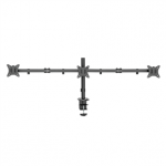 Deltaco Triple Desk Mount, 13-27'', must - Monitori statiiv