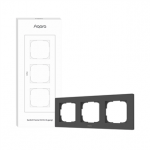 Aqara Switch Frame H2 EU, 3 pesa, hall - L&uuml;litiraam