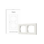 Aqara Switch Frame H2 EU, 2 pesa, valge - L&uuml;litiraam