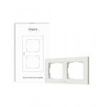 Aqara Switch Frame H2 EU, 2 pesa, valge - L&uuml;litiraam