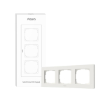 Aqara Switch Frame H2 EU, 3 pesa, valge - L&uuml;litiraam