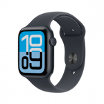 Apple Watch SE 3, 44 mm, GPS + Cellular, sport band, S/M, must alumiinium / must - Nutikell