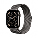 Apple Watch 11, 46 mm, GPS + Cellular, Milanese loop, M/L, titaan, must - Nutikell