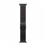 Apple Titanium Milanese Loop, 49 mm, L, must - Kellarihm