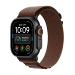 Apple Watch Ultra 4, 49 mm, Alpine Loop, L, must titaan / pruun - Nutikell