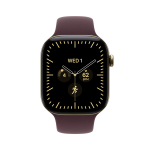 Apple Watch 12, 42 mm, GPS+5G, titaan, sport band, S/M, kuldne titaan / tumepunane - Nutikell