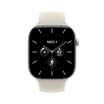 Apple Watch 12, 46 mm, GPS+5G, keraamiline, sport band, S/M, valge / beež - Nutikell