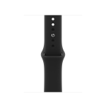 Apple Sport Band, 42 mm, S/M, must - Kellarihm