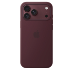Apple Silicone Case with Magsafe, iPhone 18 Pro Max, tumepunane - &Uuml;mbris