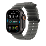 Apple Ocean Band, 49 mm, must titaan / l&auml;bipaistev must - Kellarihm