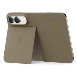 Apple iPhone Duo Folio with Kickstand, helepruun - &Uuml;mbris