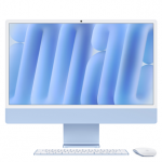 Apple iMac 24" (2024), M4 10C/10C, 16 GB, 256 GB, RUS, sinine - K&otilde;ik-&uuml;hes lauaarvuti