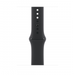 Apple Sport Band, 46 mm, S/M, must - Kellarihm