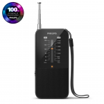 Philips TAR1509, must - Kaasaskantav raadio
