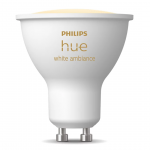 Philips Hue White Ambiance, GU10, valge - Nutivalgusti