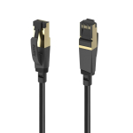 Hama Ethernet Kaabel, Cat 8, 3 m, must - V&otilde;rgukaabel