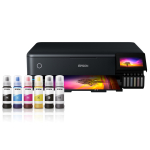 Epson EcoTank L8180, A3+, WiFi, LAN, SD, must - Multifunktsionaalne v&auml;rvi-tindiprinter