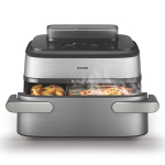 Philips Airfryer 5000, 9.5 L, 2750 W, aurufunktsioon, h&otilde;bedane/must - Kuuma&otilde;hufrit&uuml;&uuml;r