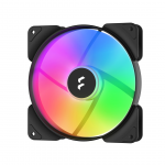 Fractal Design Aspect 14 RGB PWM, Black Frame, must - Ventilaator
