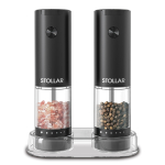 Stollar the Salt & Pepper, must - Soola- ja pipraveski