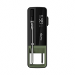 HerQs Double Max, must - Juhtmevaba k&uuml;psetustermomeeter