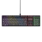 Trust GXT 871 Zora, US, must - Klaviatuur