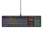 Trust GXT 871 Zora, US, must - Klaviatuur