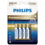 4 x Patarei Philips LR03M AAA Premium Alkaline