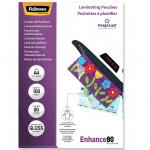 Fellowes ImageLast A4 80 Micron Laminating Pouch, 100 tk - Lamineerimistaskud