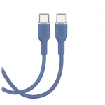 Puro Soft, USB-C / USB-C, 1,5 m, sinine - Kaabel