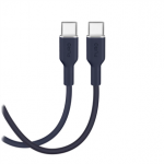 Puro Soft, USB-C / USB-C, 1,5 m, tumesinine - Kaabel