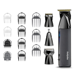 BaByliss Super-X Metal, 15-&uuml;hes, must - Trimmeri komplekt
