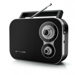 Muse M-051R, FM, analoog, patareidega kasutatav, must - Kaasaskantav raadio