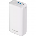 Canyon PB-301, 30 000 mAh, USB-A, USB-C, valge - Akupank
