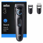 Braun Beard Trimmer Series 3, must - Habemetrimmer