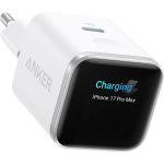 Anker Nano Smart Display Charger, 45W, valge - Laadimisadapter
