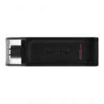 Kingston DataTraveler 70, USB-C, 256 GB, must - M&auml;lupulk