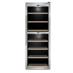 Caso WineComfort 1260 Smart, 126 pudelit, k&otilde;rgus 160 cm, roostevaba teras - Veinik&uuml;lmik