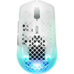 SteelSeries Aerox 3 Gen 2, valge/l&auml;bipaistev - Juhtmevaba hiir