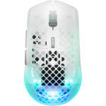 SteelSeries Aerox 3 Gen 2, valge/l&auml;bipaistev - Juhtmevaba hiir
