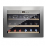 Caso WineSafe 18, 18 pudelit, k&otilde;rgus 46 cm, roostevaba teras - Integreeritav veinik&uuml;lmik