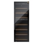 Caso WineExclusive 126 Smart, 126 pudelit, k&otilde;rgus 159 cm, must - Veinik&uuml;lmik