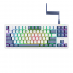 Trust GXT 872 Zyra ,TKL, US, valge - Klaviatuur