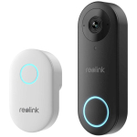 Reolink D340W, 5 MP, Wi-Fi, must - Nutikas uksekell kaameraga ja kellaga