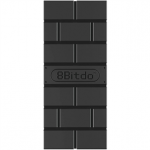 8BitDo USB Wireless Adapter 2, must - Juhtmevaba juhtpuldi adapter