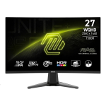 MSI MAG 27CQ6F, 27'', WQHD, Rapid VA, 180 Hz, n&otilde;gus, must - Monitor