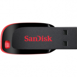 SanDisk Cruzer Blade, USB-A, 64 GB, must - M&auml;lupulk