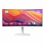 MSI Modern MD342CQPW, 34'', UWQHD, 120Hz, USB-C, n&otilde;gus, valge - Monitor