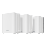 Asus ZenWiFi BD4, Wi-Fi 7, 3 tk, valge - Wi-Fi ruuter silmuss&uuml;steemi komplekt